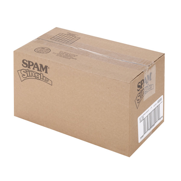 SPAM(r) Single Lite, 24/2.5oz. . C1RA - Front Right Closed Case (Hi Res)