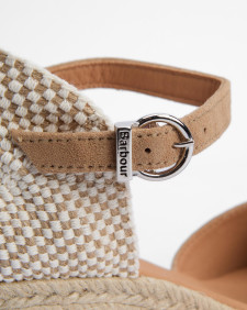 Elder Espadrille Wedges Tan Suede