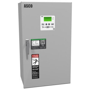 D-Frame ATS, ASCO Series 300, open transition, 3 pole, 104A, 480V, Type 1, accs 11BE [TAA]