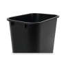 Boardwalk, Soft-Sided, 3.5 gal, Resin, Black, Rectangle, Receptacle