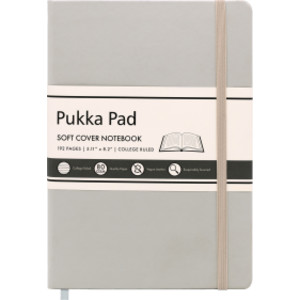 Pukka Soft Cover A5 College Ruled - Oatmeal