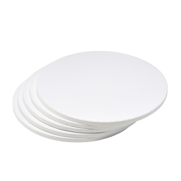 14" Round White Foil Cake Board