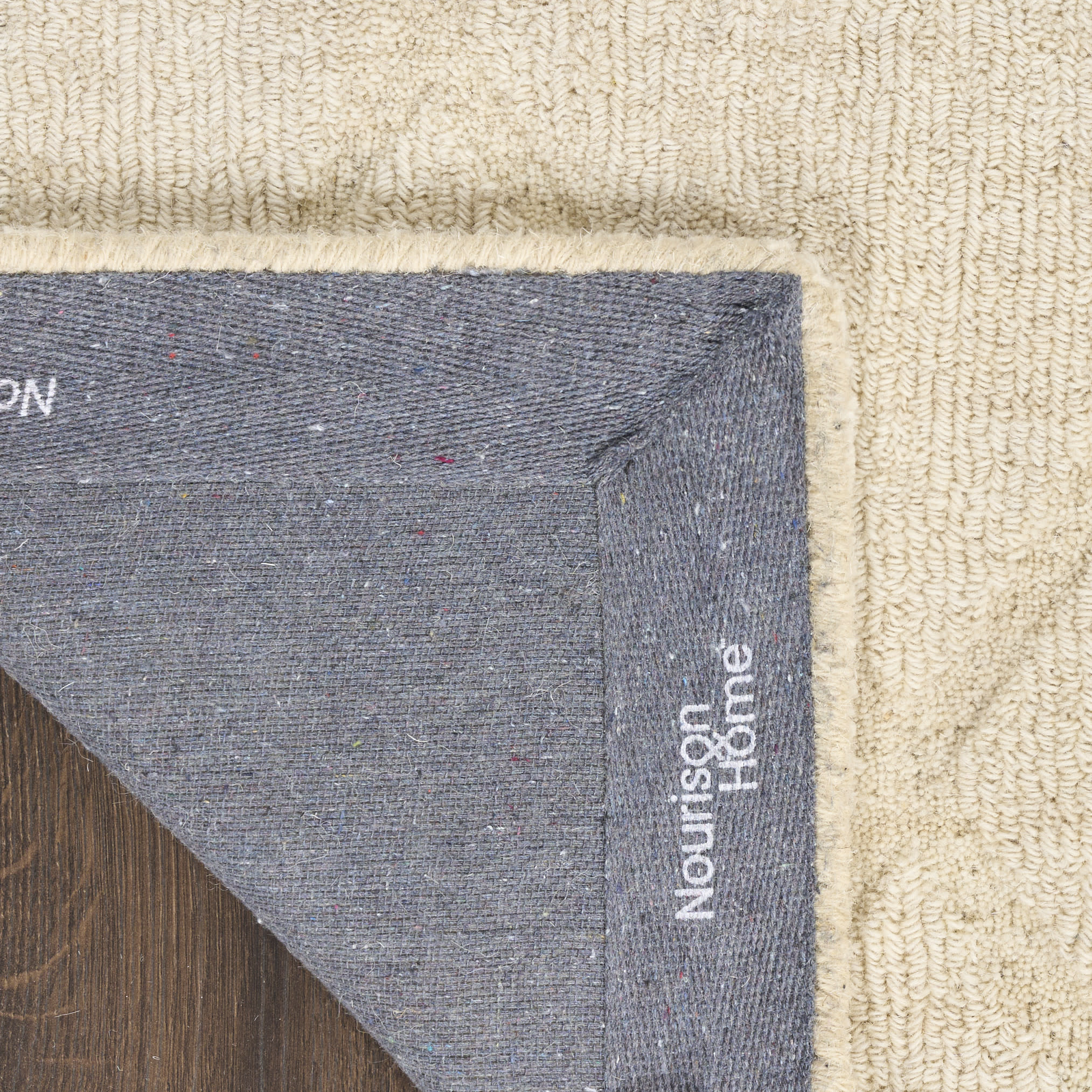 Nourison Wool Haven 5'3" x 7'3" Ivory Modern Indoor Rug