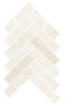 Elba White 12×22 Herringbone Mosaic Matte