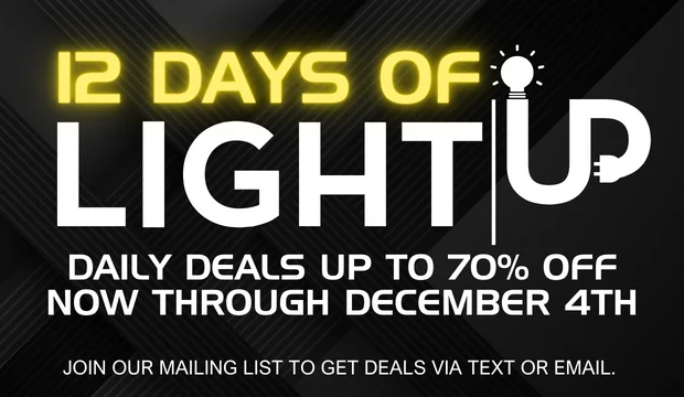 12 Days of LightUp - Daily Deals through December 1st