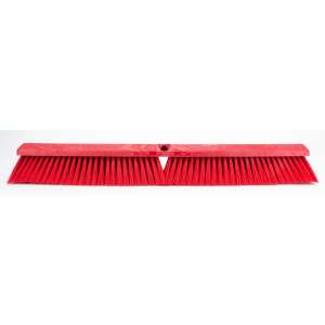 Carlisle, Sparta Color Coded, 24in, Omni Sweep Floor Sweep, Synthetic Bristles, Red