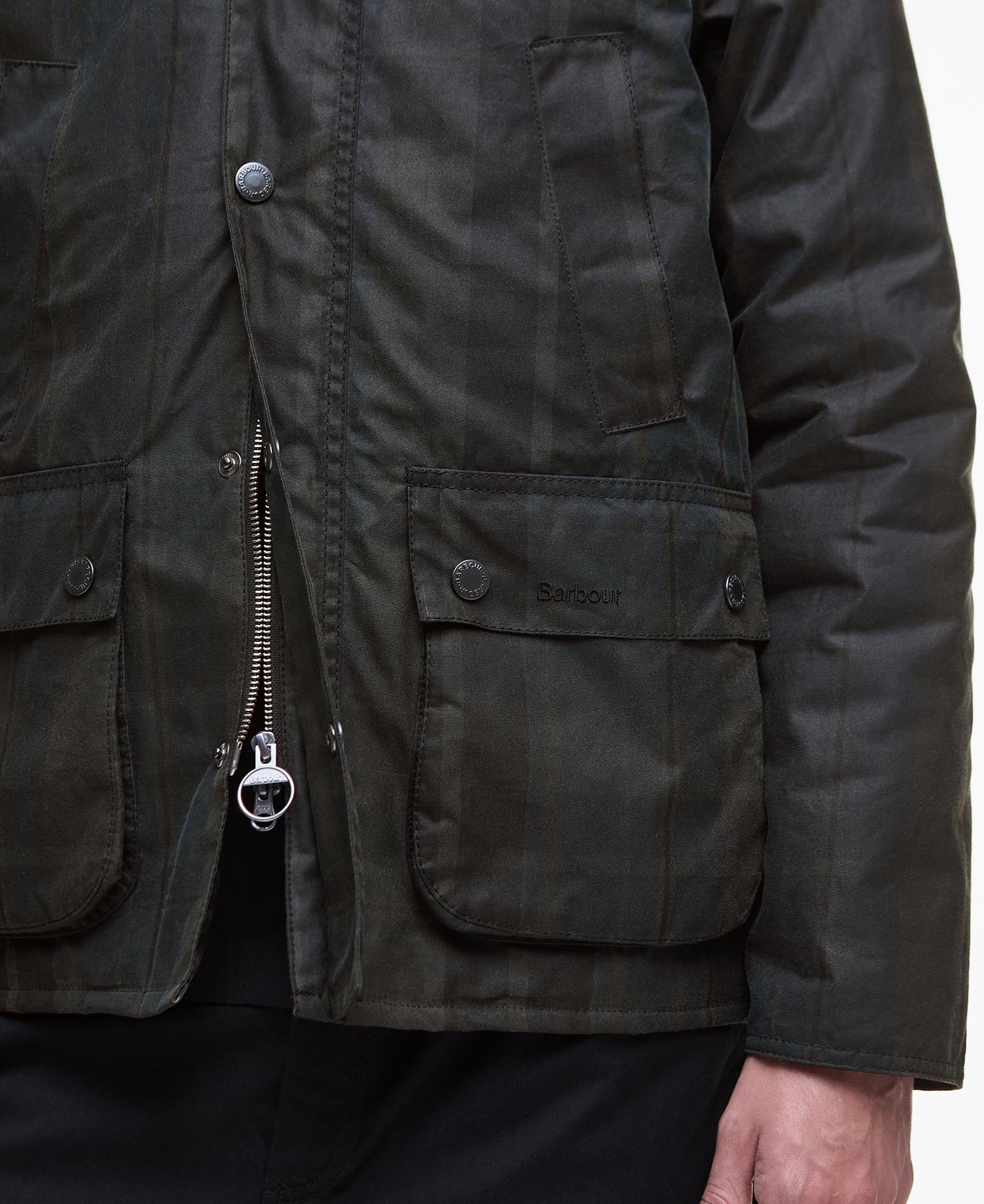 Wachsjacke Modern Check Bedale image number 4