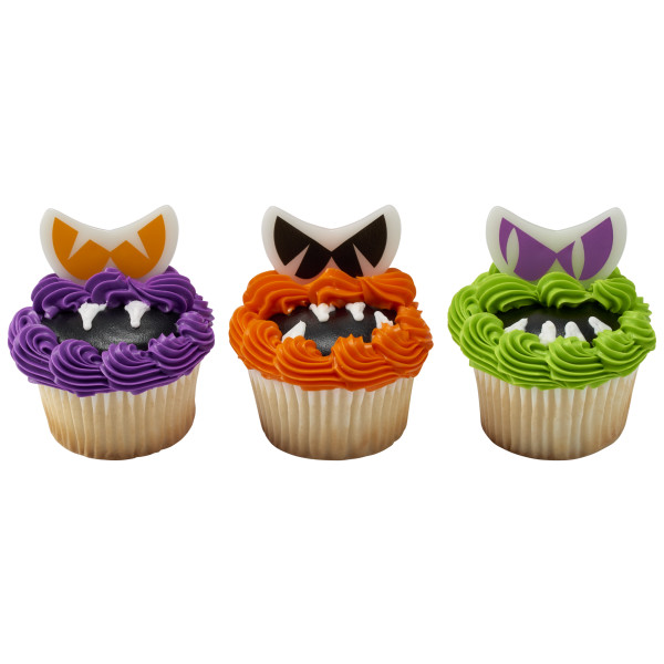 Scary Glow Eyes Cupcake Rings