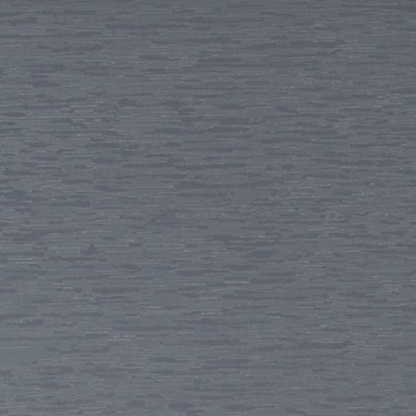 Gray-blue textured fabric swatch displaying subtle horizontal striations and grain; lies flat under even, diffuse lighting in a close-up, neutral studio context.