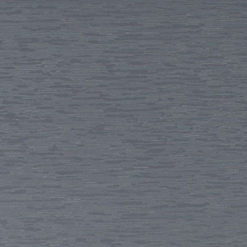 Gray-blue textured fabric swatch displaying subtle horizontal striations and grain; lies flat under even, diffuse lighting in a close-up, neutral studio context.