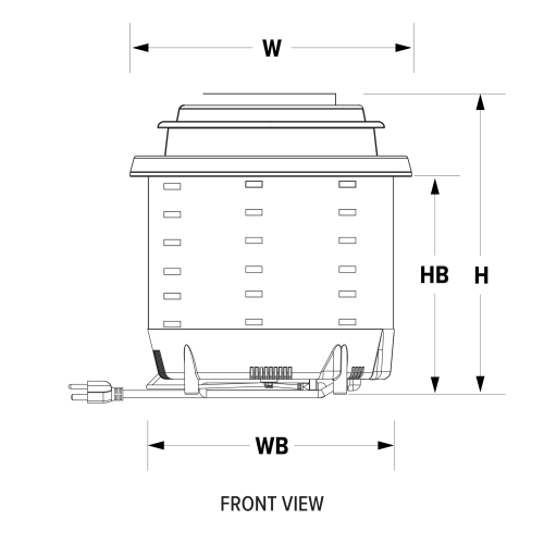 Engineering front view