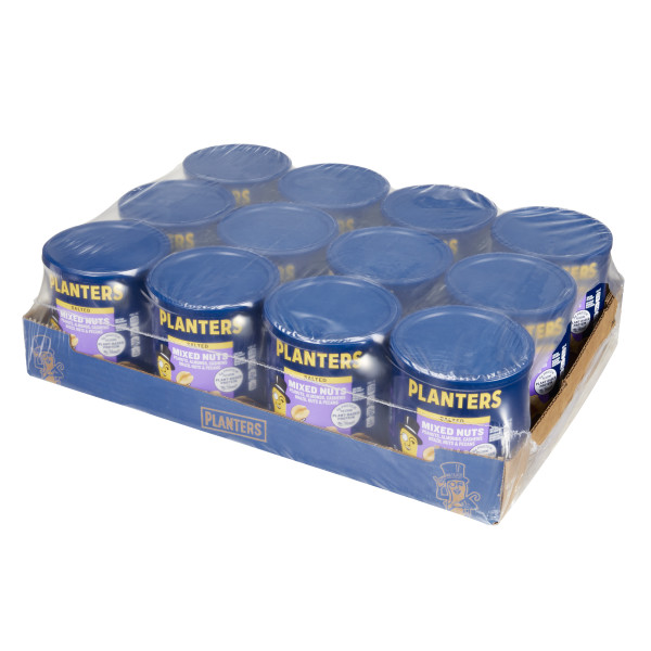 PLANTERS(r) Mixed Nuts 12/15 oz . C1RA - Front Right Closed Case (Hi Res)