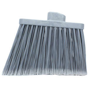Carlisle, Sparta® OmniFit™, 12in, Color-Code Flagged Broom Head, Polypropylene Bristles, Gray