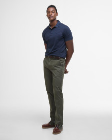 Premium Tartan Pique Polo Shirt Classic Navy