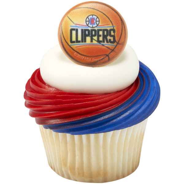 NBA Team Basketball Cupcake Rings