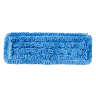 CRPWAVETABB18, I-Team, Premium Looped Microfiber Tabs Mop, 18"W, Blue
