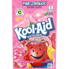 Kool-Aid Unsweetened Pink Lemonade Drink Mix, 0.23 oz Packet