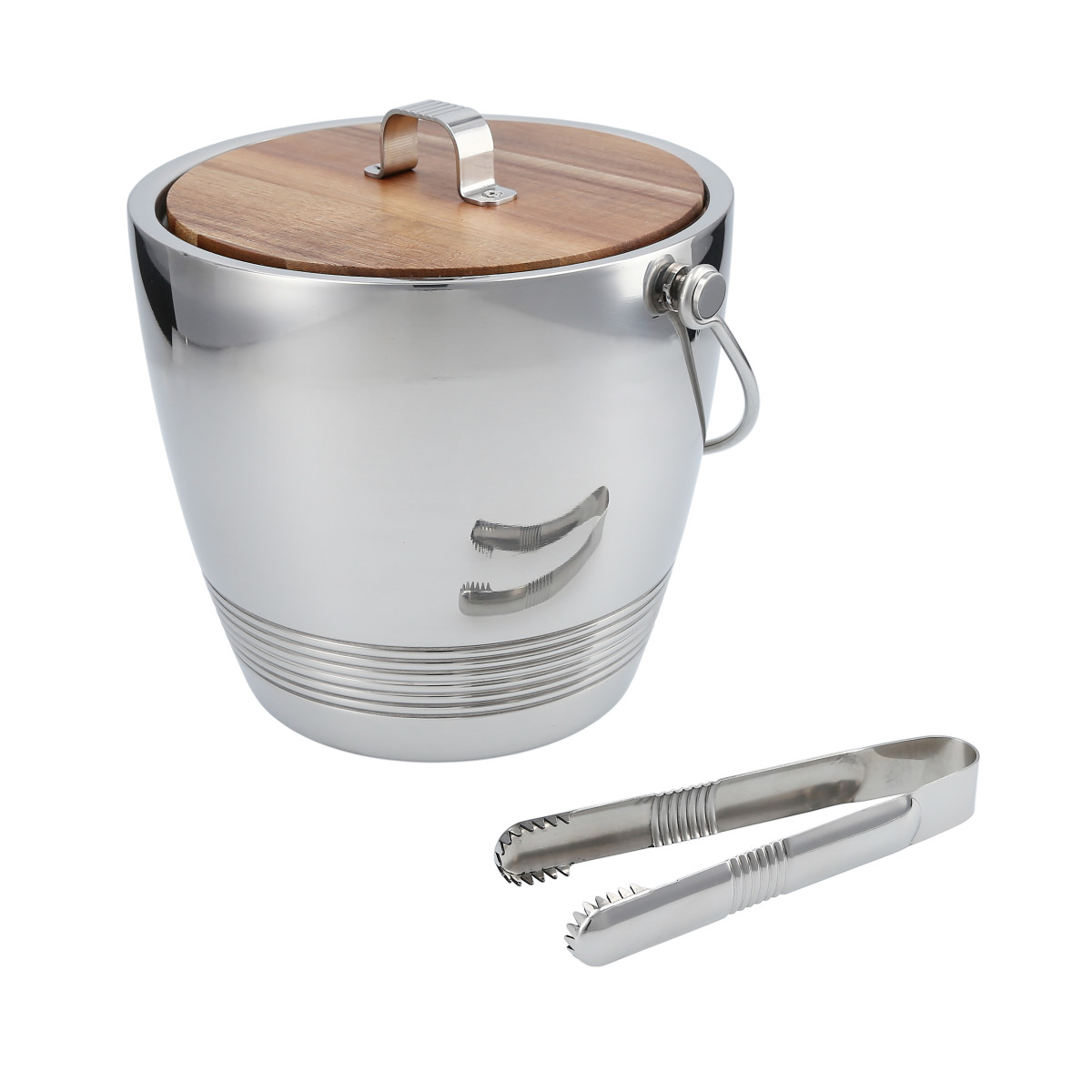 Crafthouse By Fortessa® The Classic Collection Round Ice Bucket w/Tongs