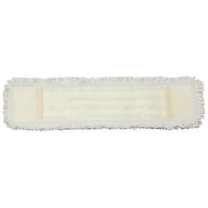 Hillyard, Trident, Wave Premium Loop Microfiber Pocket Finish Mop, 24"W, White