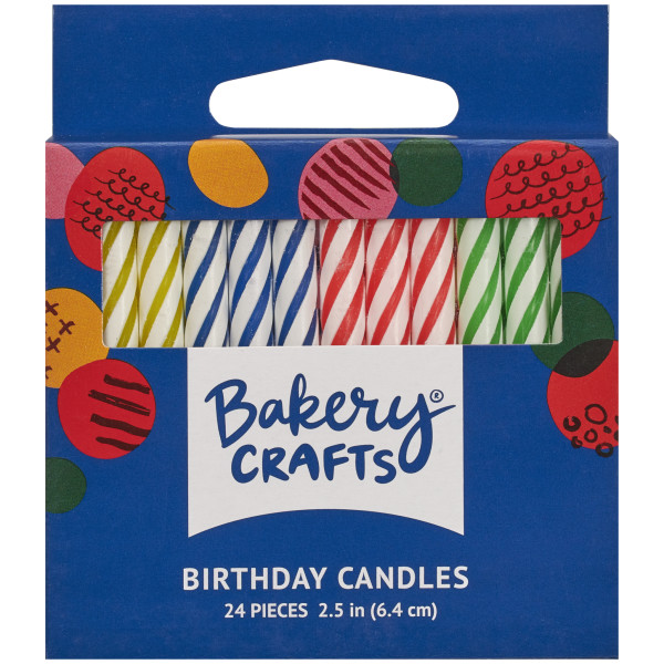 Neon Spiral Smooth & Spiral Candles