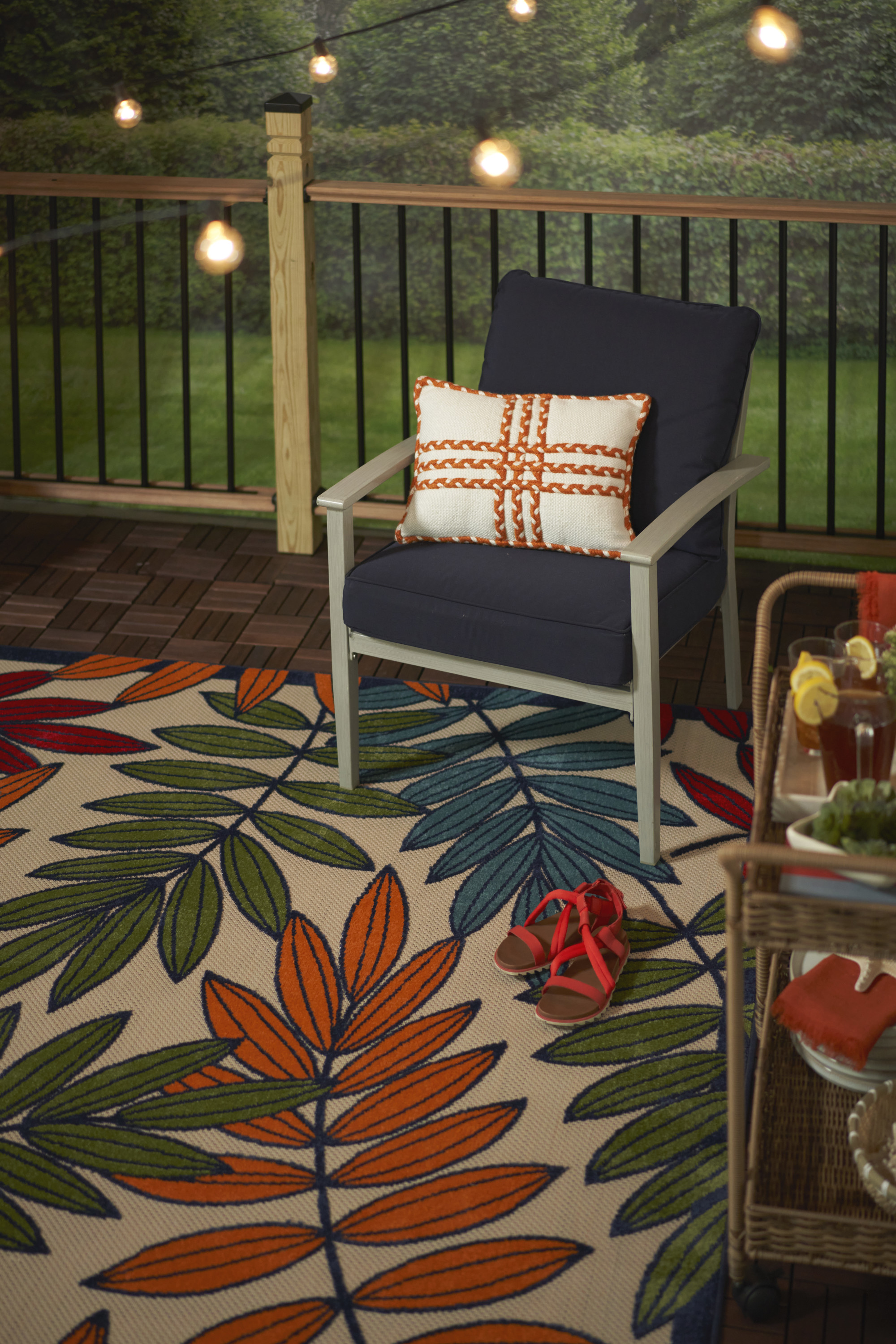 Nourison Aloha 10' x 14' Multicolor Tropical Rug