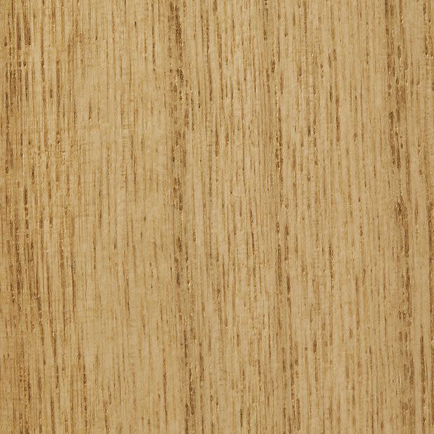 Light oak wood panel with fine vertical grain and darker streaks, showing natural texture; surface appears smooth and evenly lit in a close-up, neutral background.