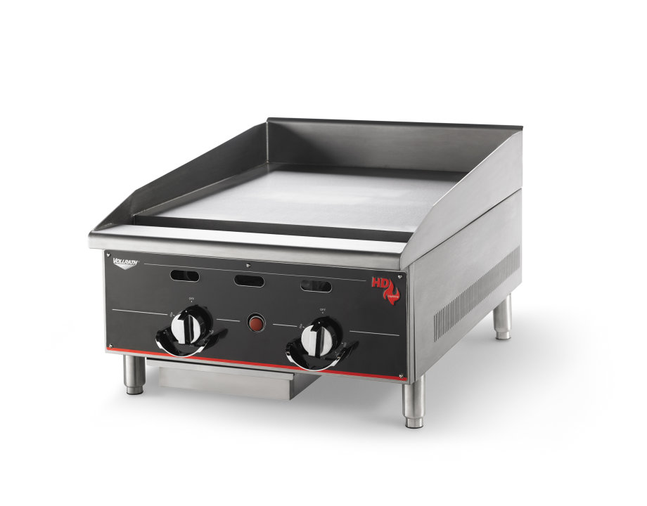 36-inch heavy-duty flattop gas griddle with thermostatic controls