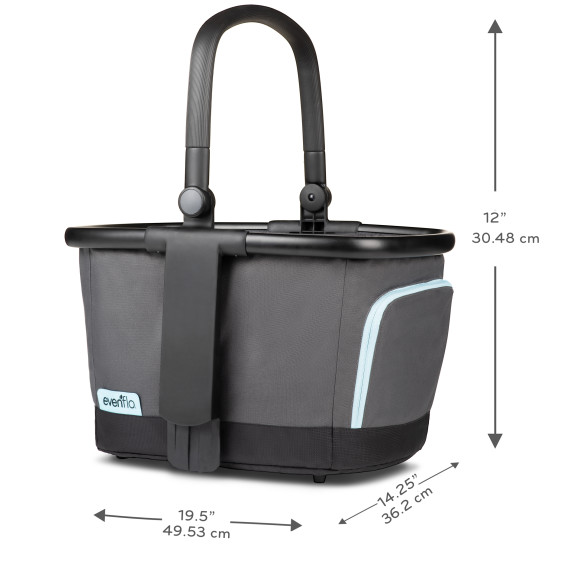 Stroller Market Basket (Gray Sky) Specifications