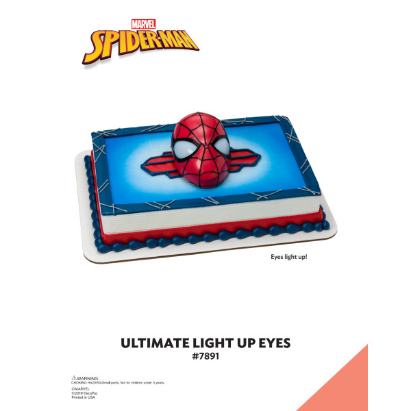 Marvel's Spider-Man™ Ultimate Light Up Eyes The Magic of Cakes® Icing Only Page