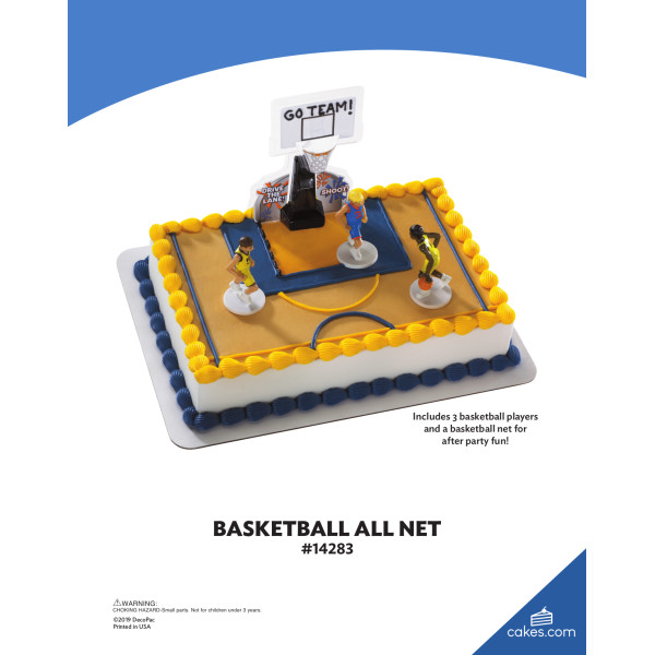 Basketball All Net The Magic of Cakes® Icing Only Page