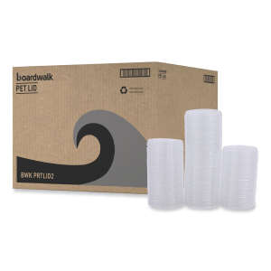 Boardwalk, Soufflé/Portion Cup Lids, Fits 1.5 oz and 2 oz Portion Cups, Clear