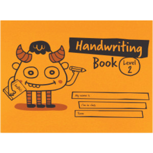 Little Monsters Handwriting Practice Book, Level 2, A5, 32 Pages, Orange