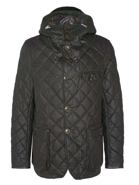 Barbour x TO KI TO Driving Quilted Waxed Jacket Barbour x TO KI TO Driving Quilted Waxed Jacket