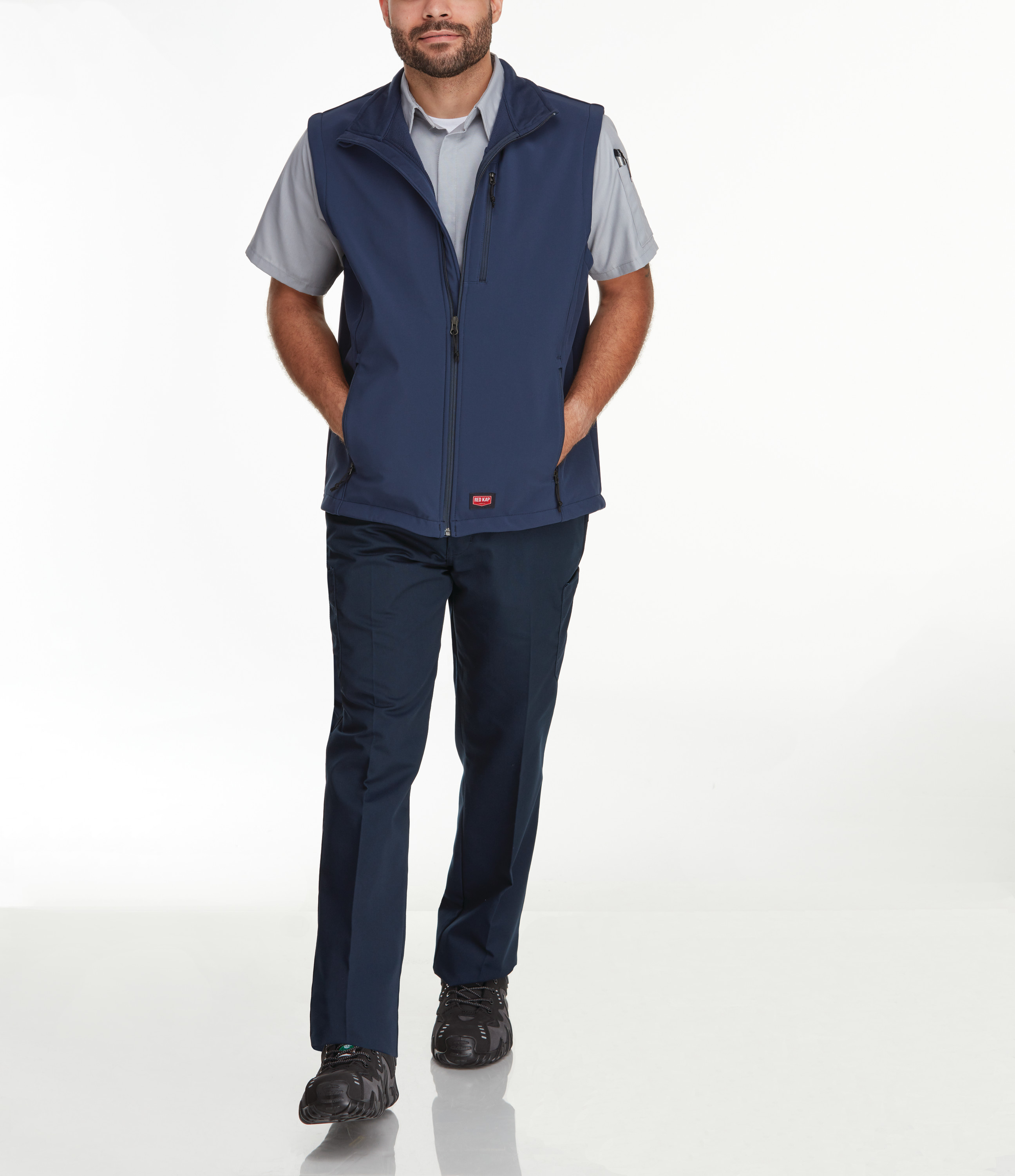 Red Kap Men's Short Sleeve Pro Airflow Work Shirt - Picture 15 of 26
