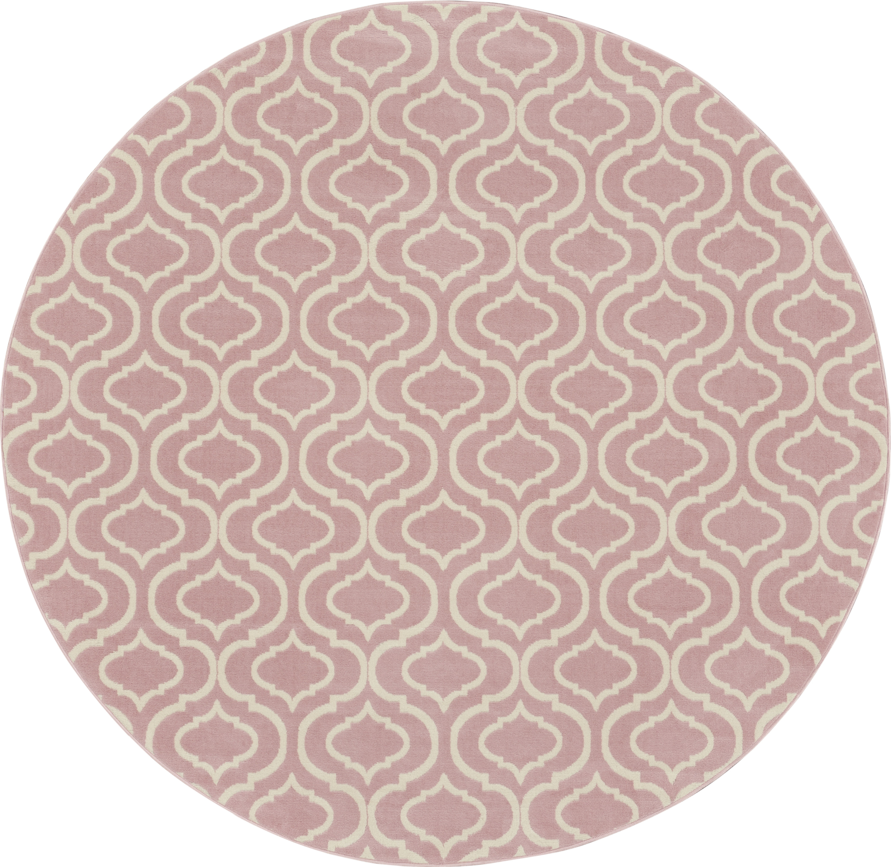 Nourison Jubilant 8' x Round Pink Contemporary Indoor Rug