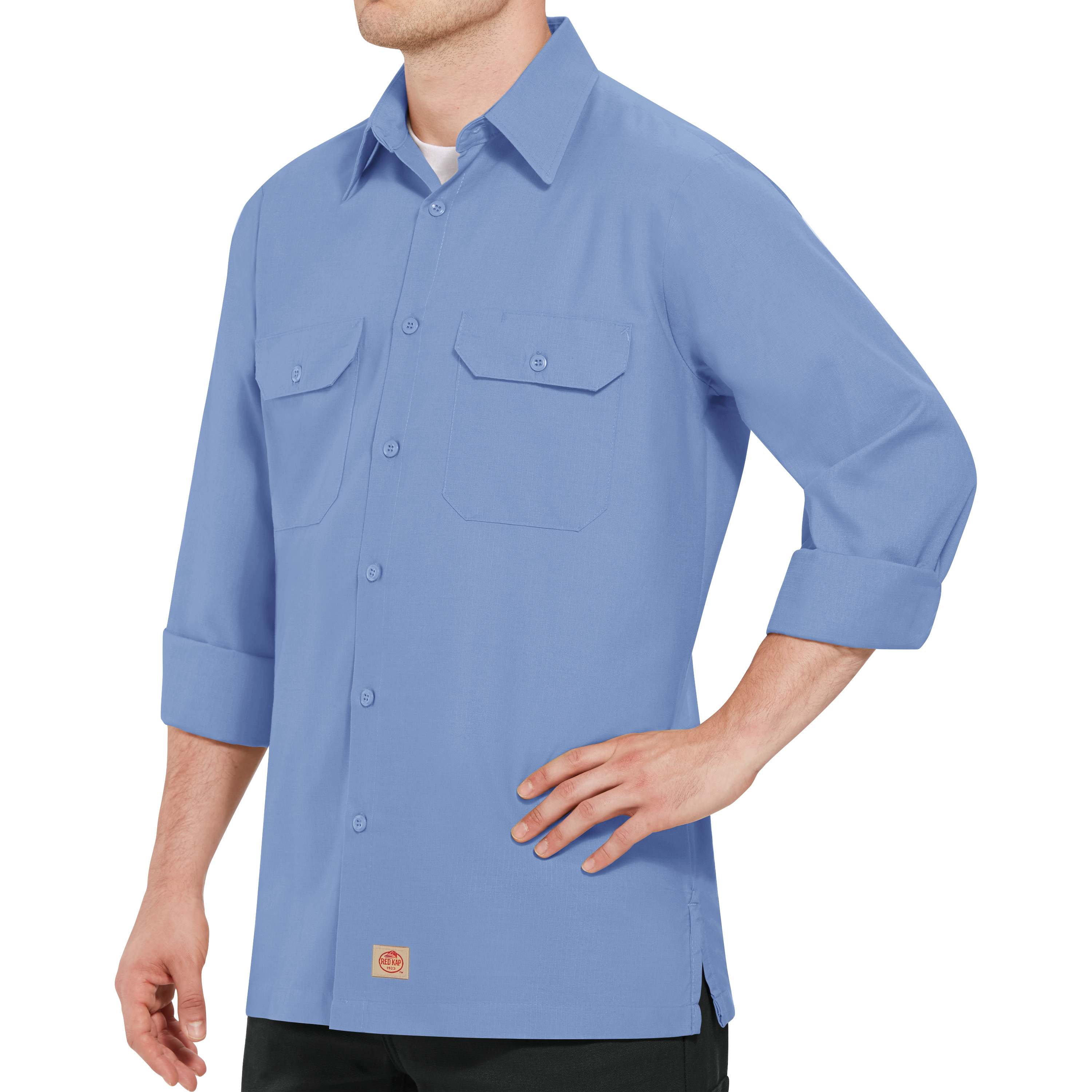 Red Kap Men's Long Sleeve Solid Rip Stop Shirt - Bild 16 von 19
