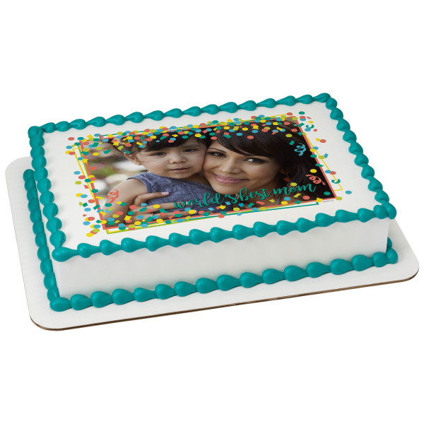 World S Best Mom Photocake Frame DecoPac