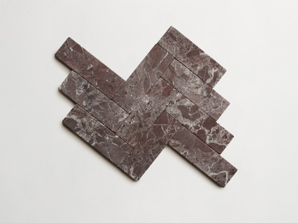 lapidary: girata | baguette | rosso italiano | tumbled 