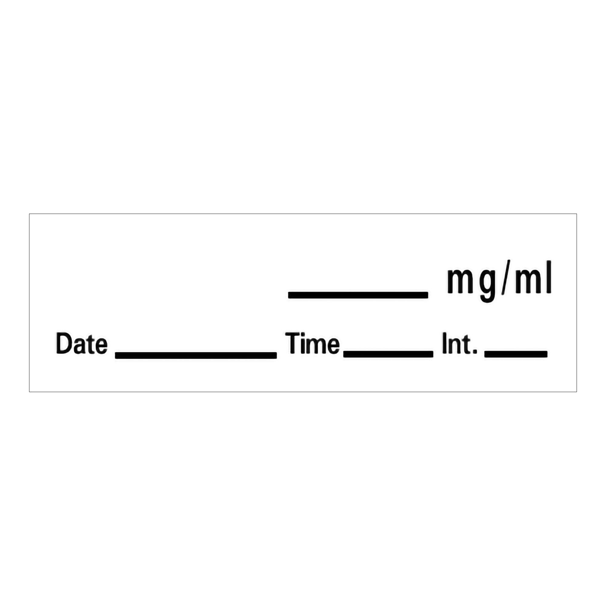Barkley® Anesthesia Tape with Date, Time and Initial, 1.5 x 0.5 Inch