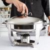 4-quart Orion® oval chafer with liftoff cover