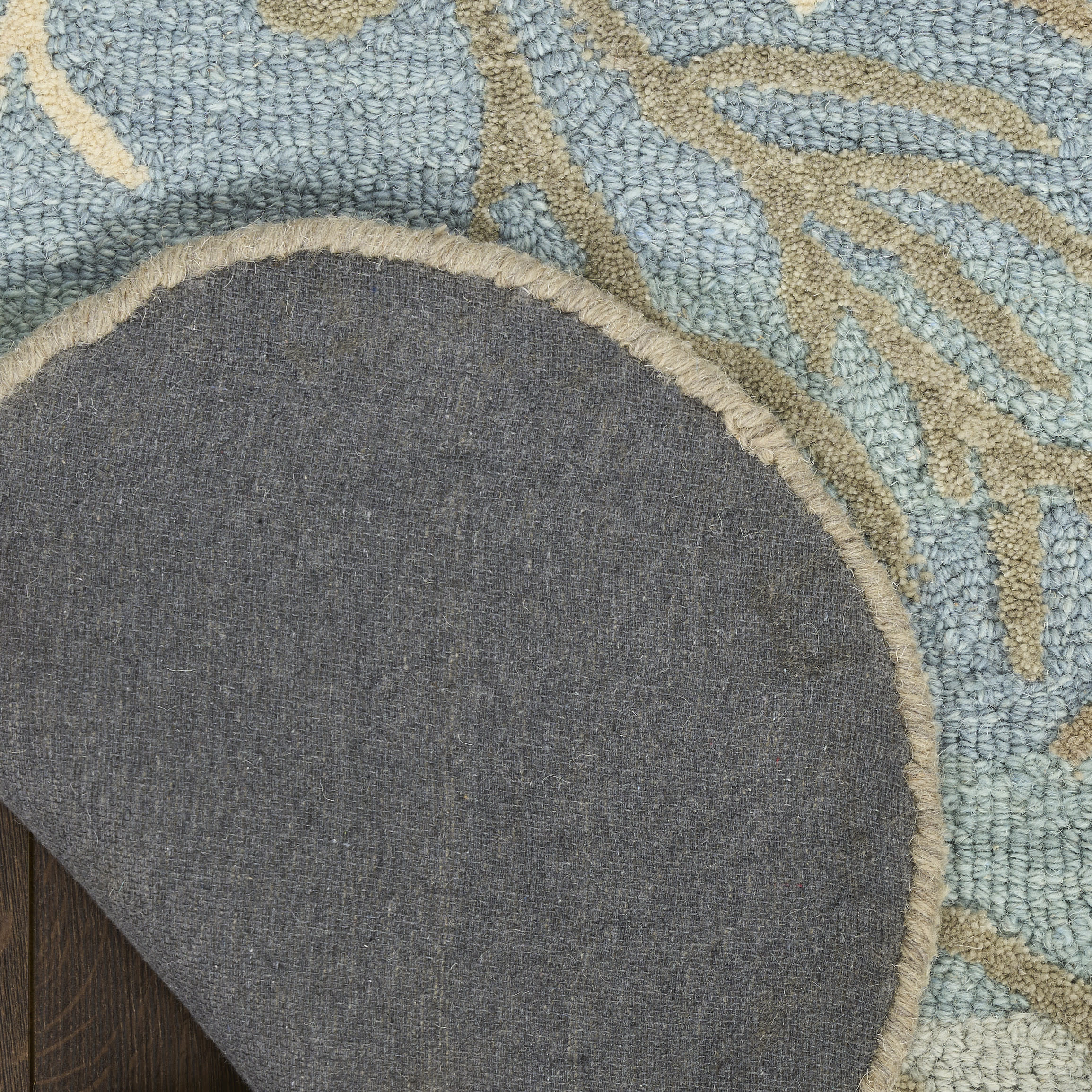Nourison Waterside 7'9" x 9'9" Blue Coastal, Nautical & Beach Indoor Rug