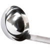 4-ounce stainless steel ladle with black Ergo Grip™ Kool-Touch® handle