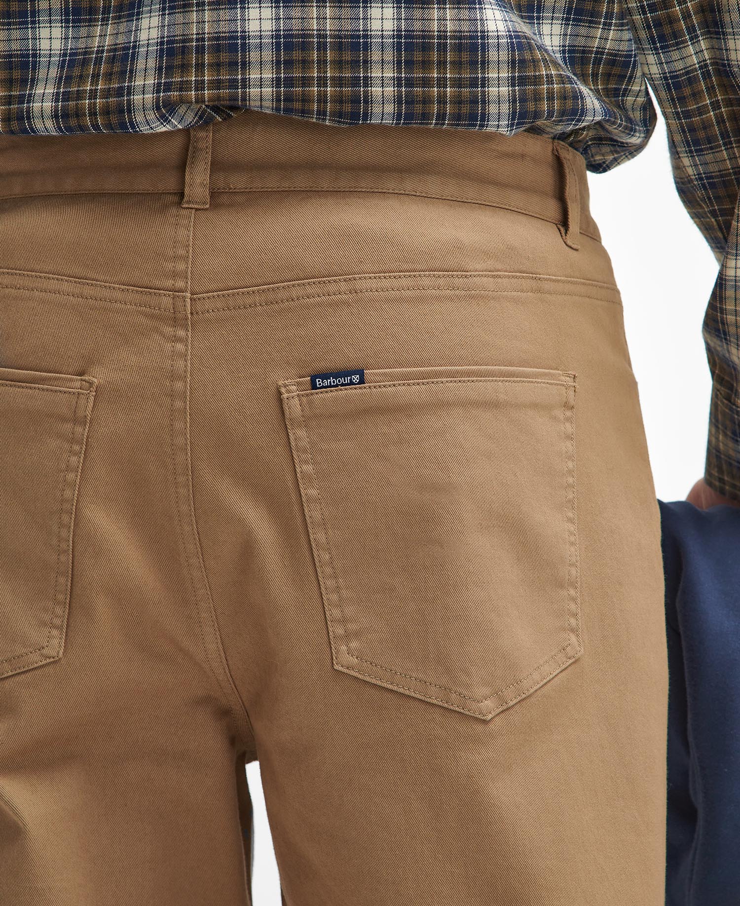Washed Stretch Regular Trousers image number 5