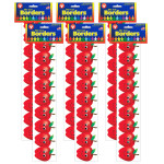 Hygloss&reg; Happy Apples Border, 36 Feet Per Pack, 6 Packs HYG33646-6