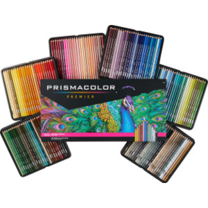 Premier Colored Pencils, Soft Core, Ultra-Smooth, Durable, Vibrant Colors, 150 Count