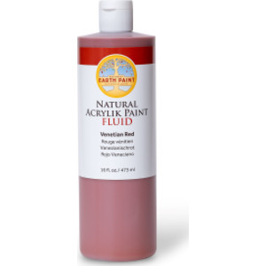 Natural Fluid Acrylik Paint, 16 oz, Venetian Red