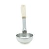 3-ounce perforated round Spoodle® utensil with ivory Grip ‘N Serv® handle