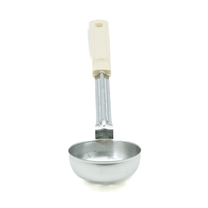 3-ounce perforated round Spoodle® utensil with ivory Grip ‘N Serv® handle