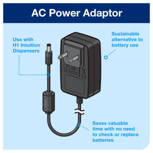 Tork, H1, AC Power Adapter for Tork Matic Dispenser with Intuition Sensor