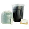 Envision, EcoSafe-6400 LLDPE Compostable Liner, 30 gal Capacity, 30 in Wide, 39 in High, 1.1 Mils Thick, Green